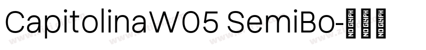 CapitolinaW05 SemiBo字体转换